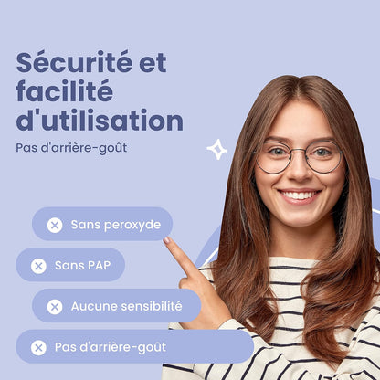 DRDENT Bandes blanchissantes dentaires Sourire Éclatant™