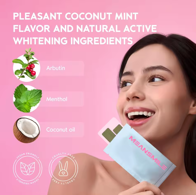 Bandes de Blanchiment Intensif végétale – Résultat Visible Dès la 1ère Utilisation ⭐️