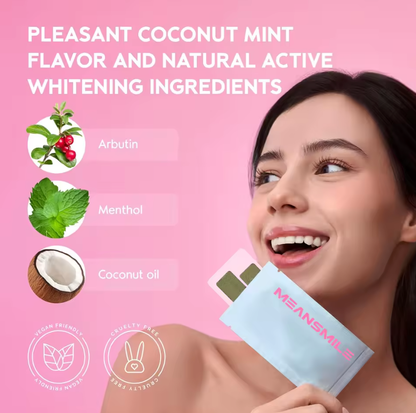 Bandes de Blanchiment Intensif végétale – Résultat Visible Dès la 1ère Utilisation ⭐️