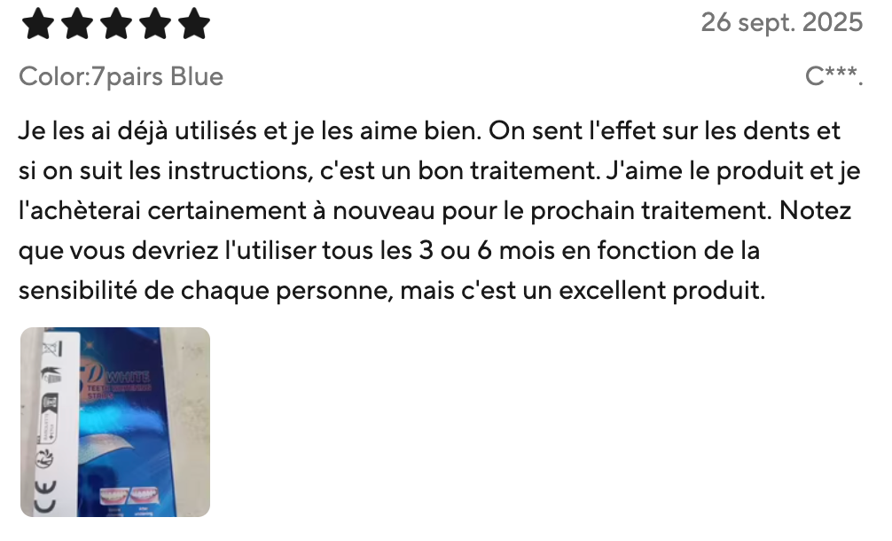 Bandes Dentaires 'ULTRA' Concentrée Anti-Taches —  Tabac & Café ❌ ⭐️